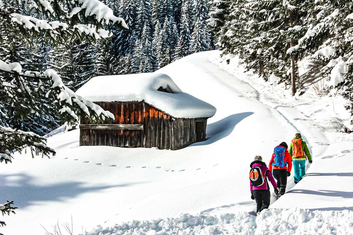 Winterwandern im Lechtal
