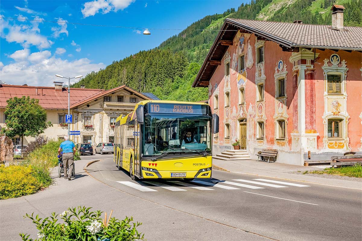 Bushaltestelle Sommer